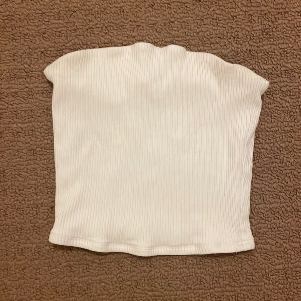 Ribbed tube top